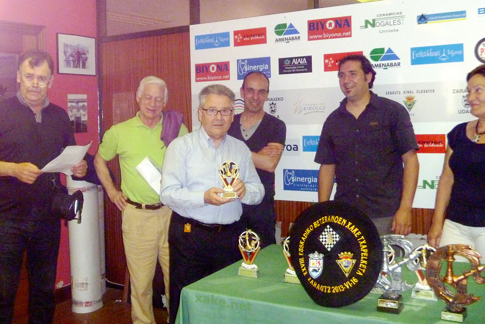 VIÑAL CAMPEÓN DE EUSKADI DE VETERANOS 2013