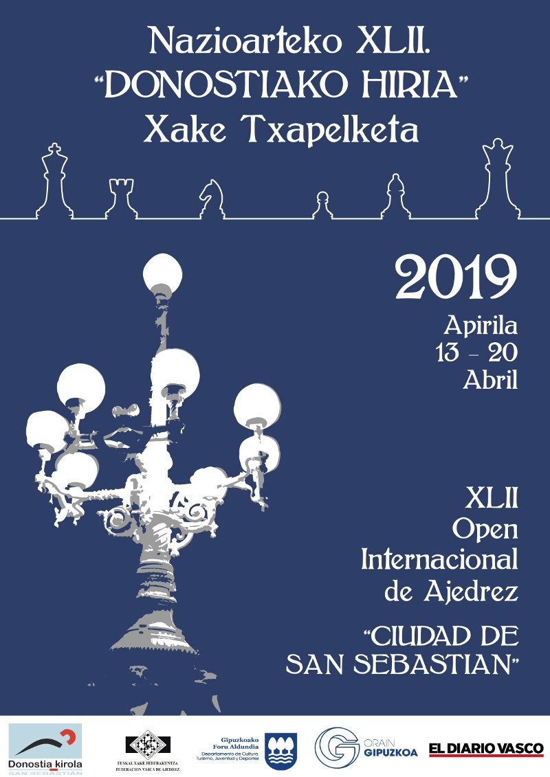 XLII Open Internacional de Ajedrez Ciudad de San Sebastian 2019 - Nazioarteko XLII Donostiako Hiria Xake Txapelketa 