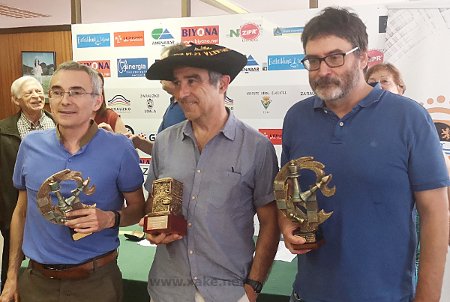 1  J.C. Lakunza, Campeón, 2 F..J. Ladrón de Gevara, 3 G. Fernández
