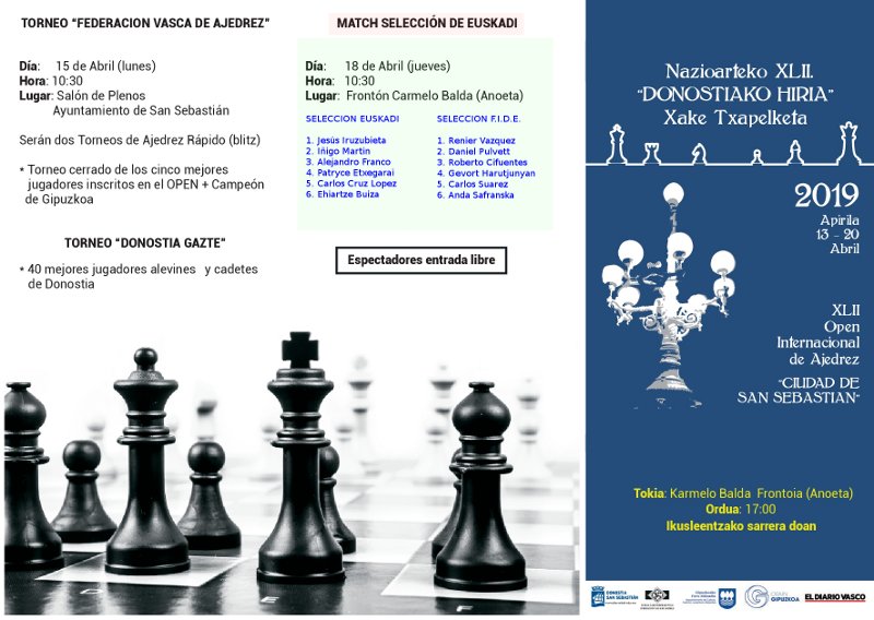 Match Selecciones de Ajedrez Euskadi-FIDE