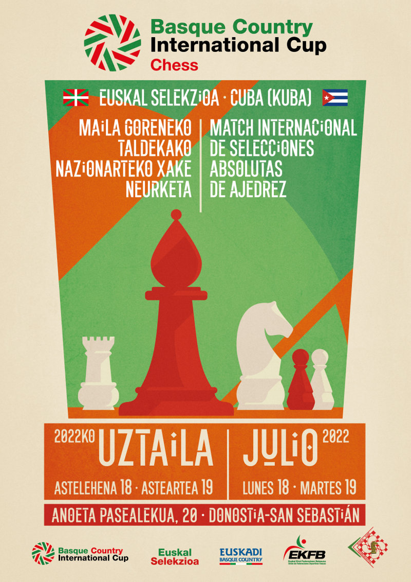 2022 Match Internacional Euskadi - Cuba de Ajedrez