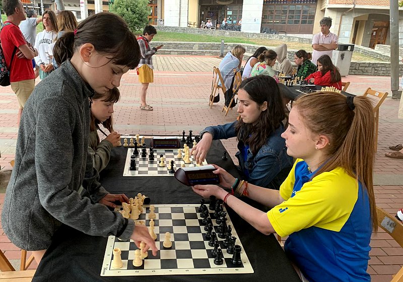 Seleccion de ucranianas Campeonas- Ajedrez